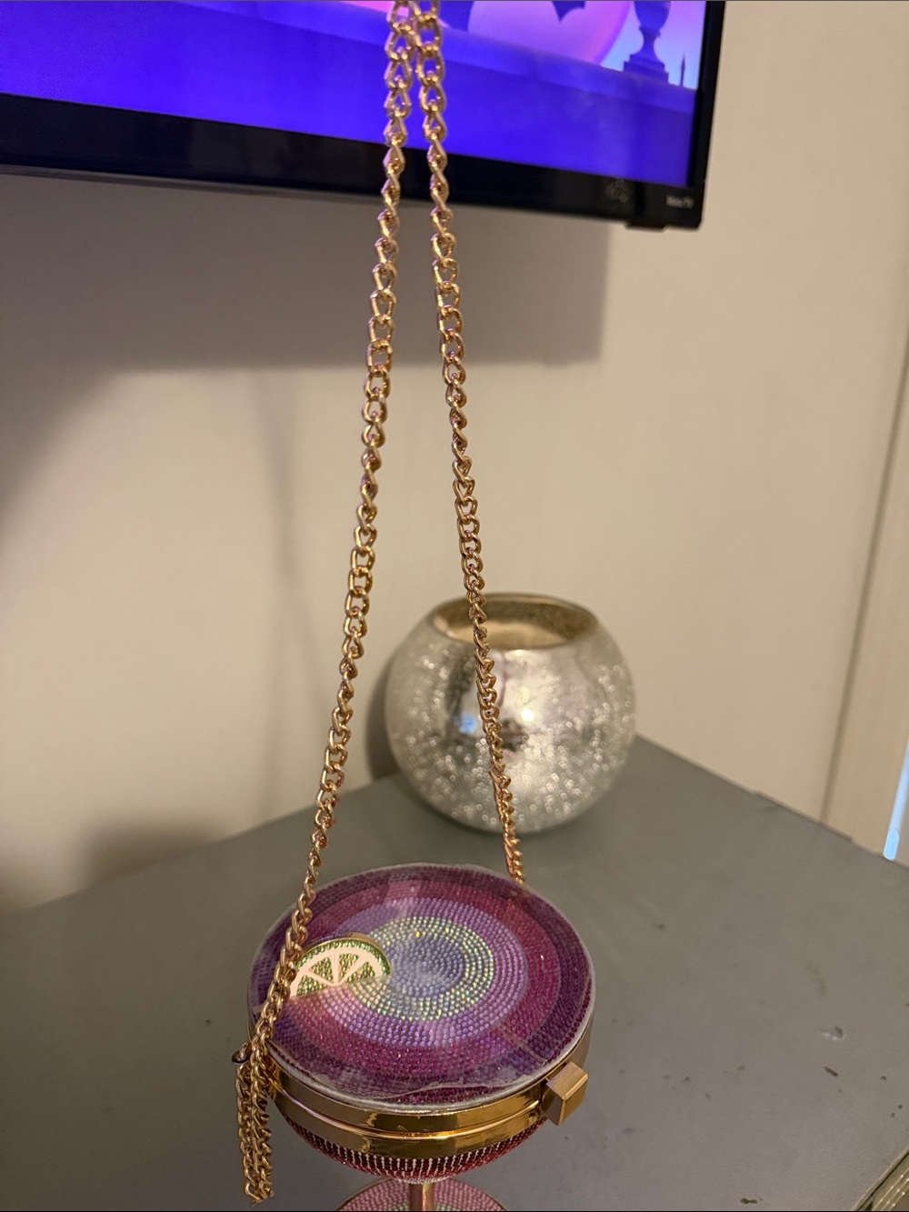 Aldo pink/gold Martini purse - Picture 5 of 7